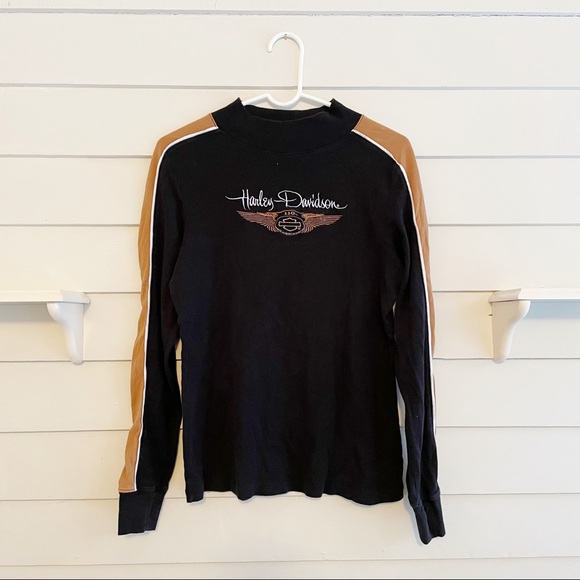 Harley Davidson Mock Turtleneck Shirt 